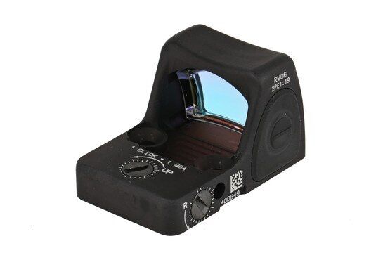 The Trijicon RMR 06 is powered by a CR2032 battery